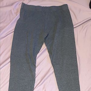 plain grey leggings